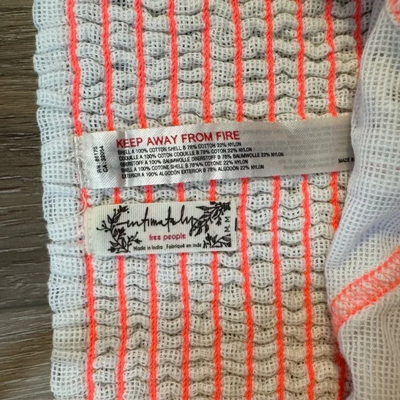 Free People Pink Eyelet Lace Tank Top - Picture 6 of 7